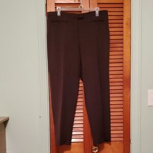 Ruby Rd. Women's Dark Brown Straight Leg Pants
